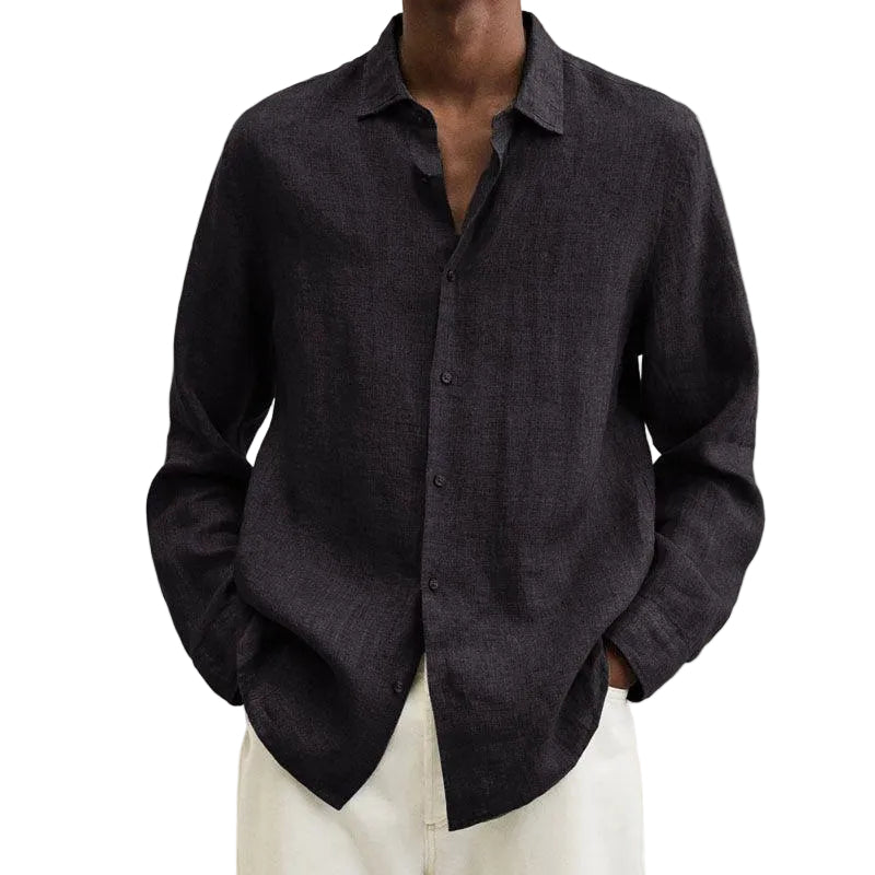 LINEN LONG SLEEVE SHIRT FOR MEN