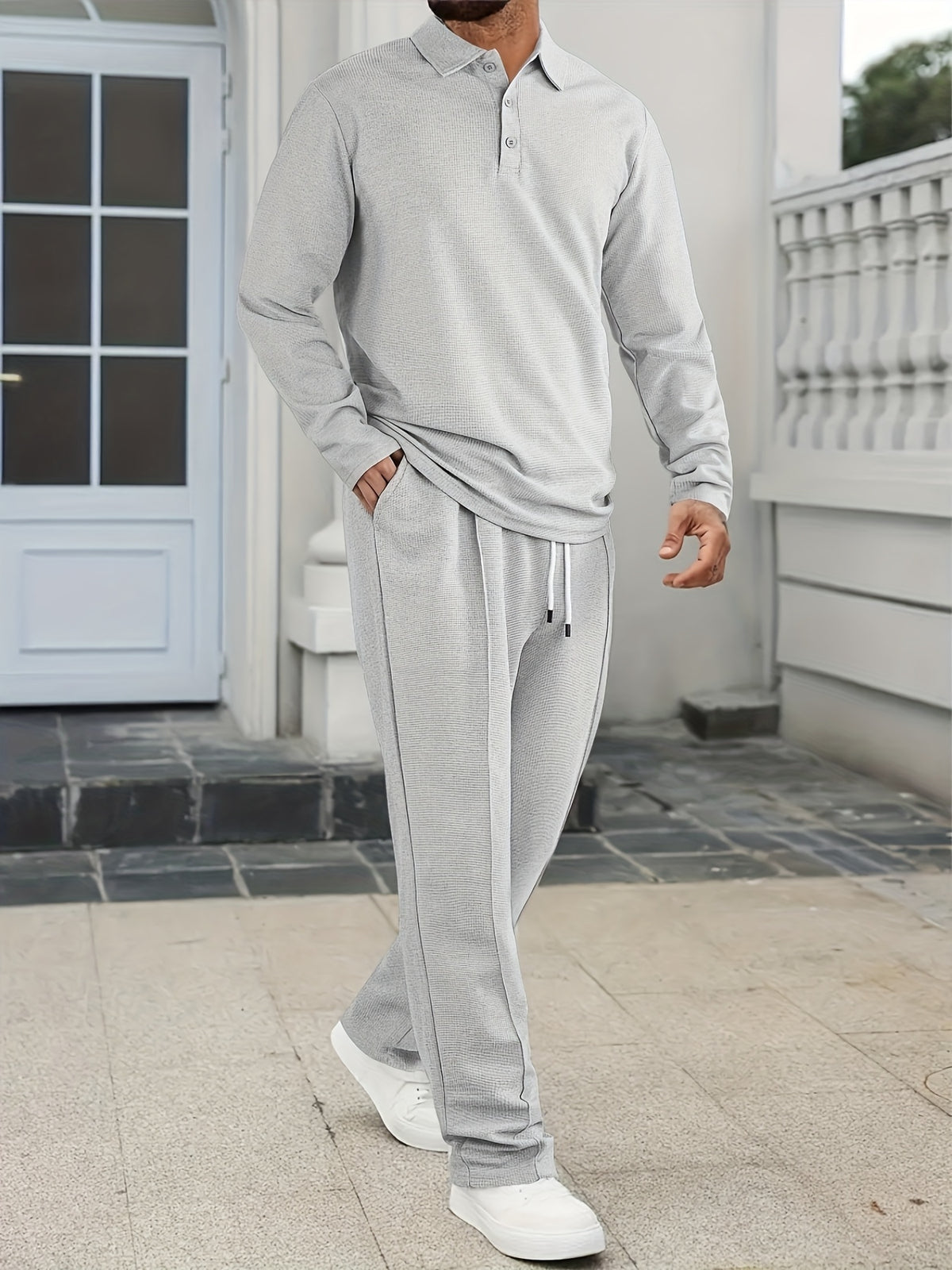 KNIT TWO PIECE SET FOR MEN