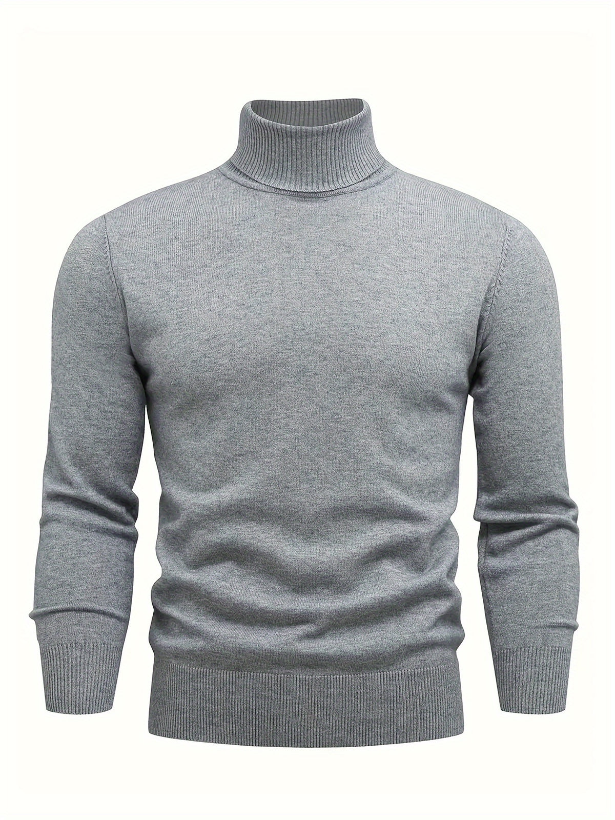 HIGH NECK KNIT PULLOVER FOR MEN