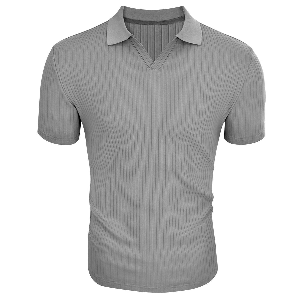SLIM TEXTURED POLO SHIRT FOR MEN