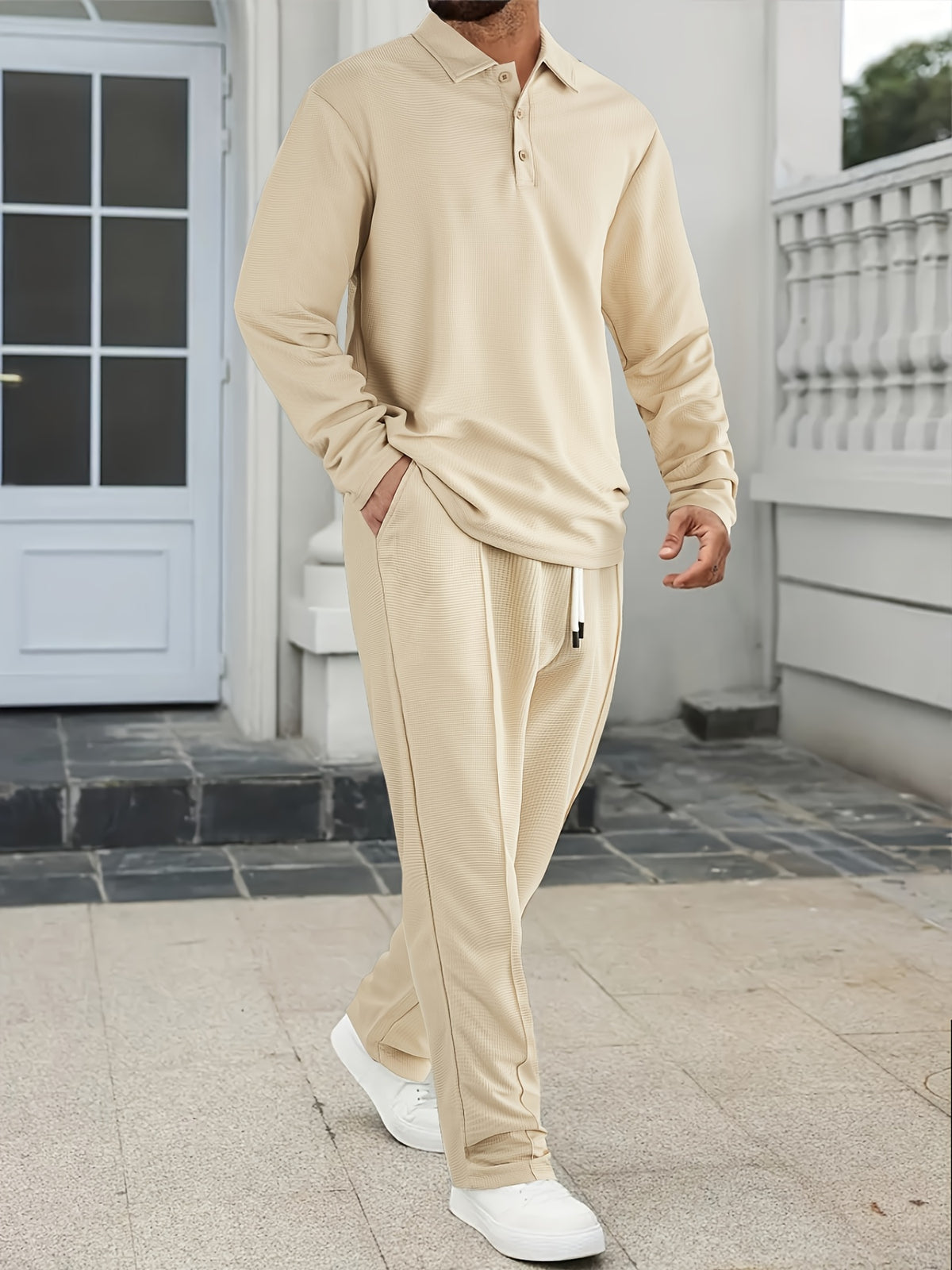 KNIT TWO PIECE SET FOR MEN