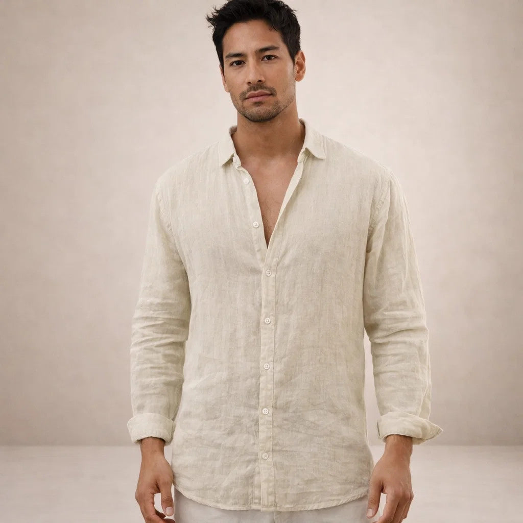 OPEN COLLAR SHIRT FOR MEN