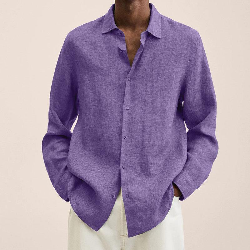 LINEN LONG SLEEVE SHIRT FOR MEN