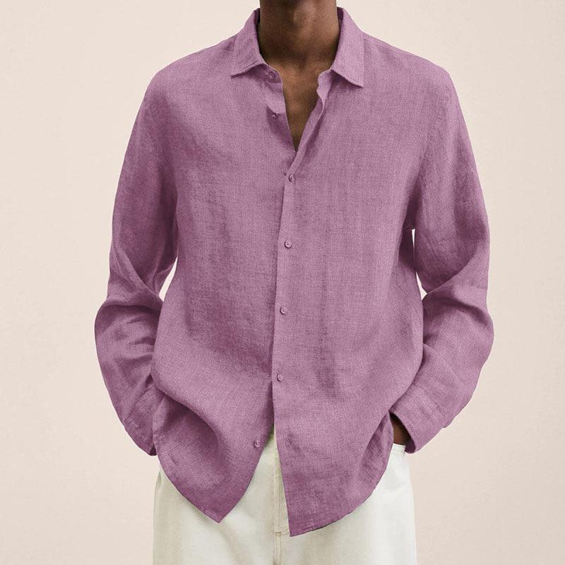 LINEN LONG SLEEVE SHIRT FOR MEN