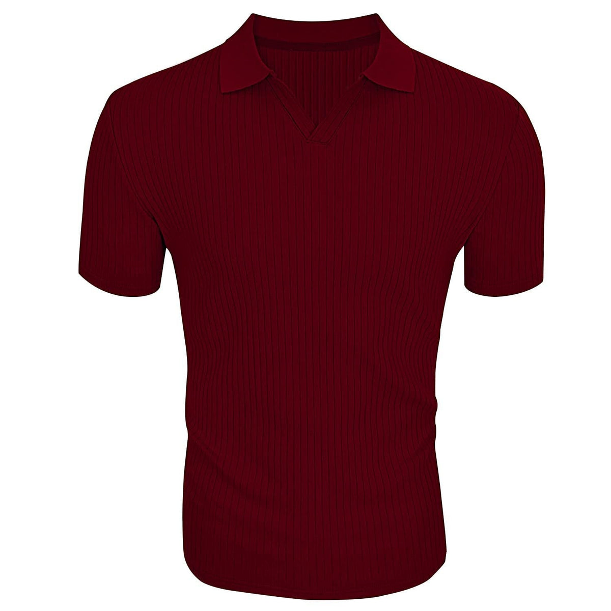 SLIM TEXTURED POLO SHIRT FOR MEN