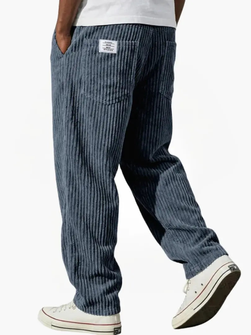 RELAXED CORDUROY TROUSERS FOR MEN
