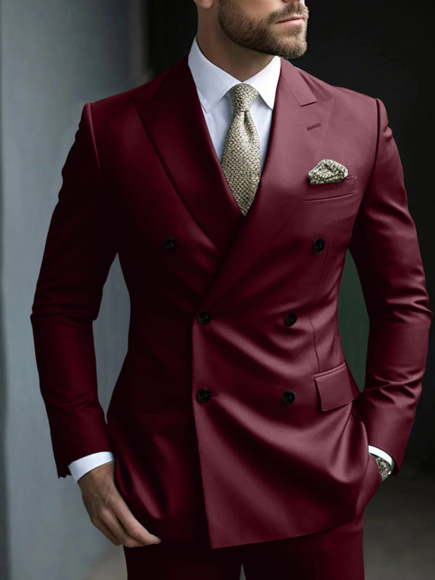 FORMAL TWO-PIECE SUIT SET FOR MEN