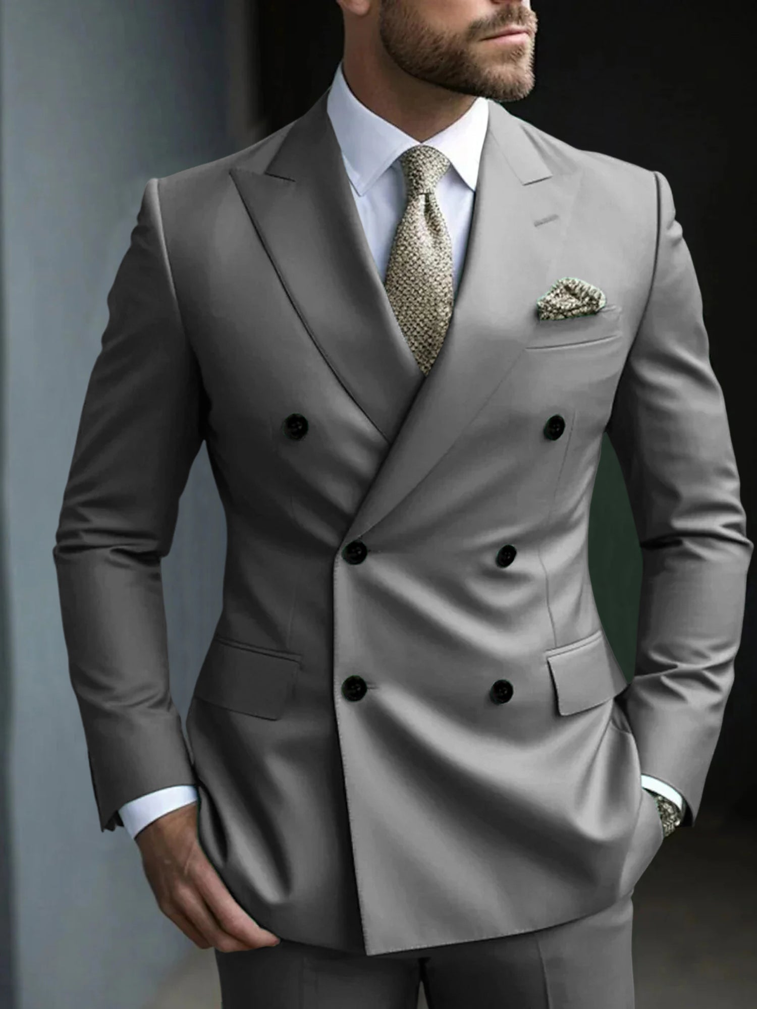 FORMAL TWO-PIECE SUIT SET FOR MEN
