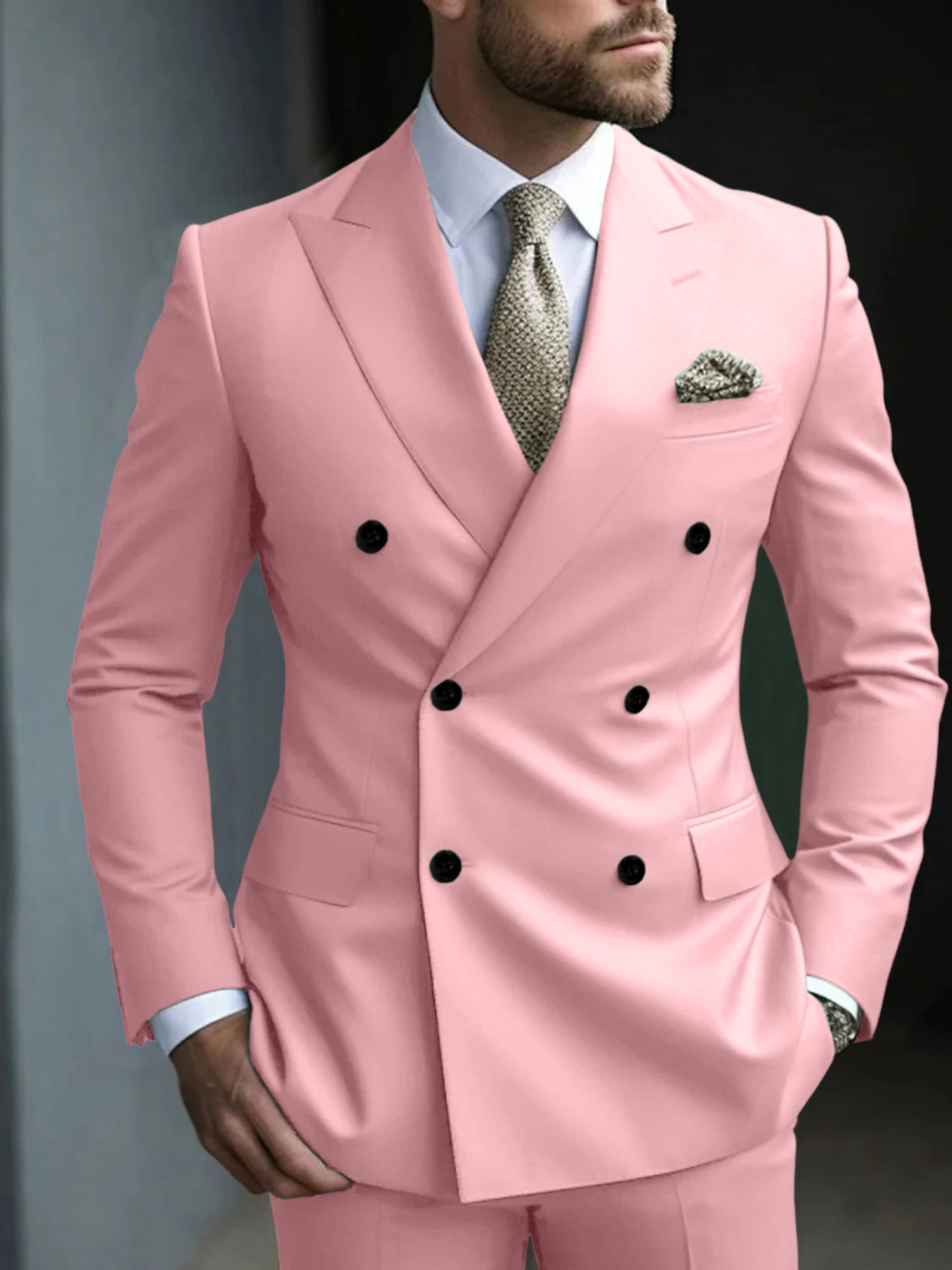 FORMAL TWO-PIECE SUIT SET FOR MEN