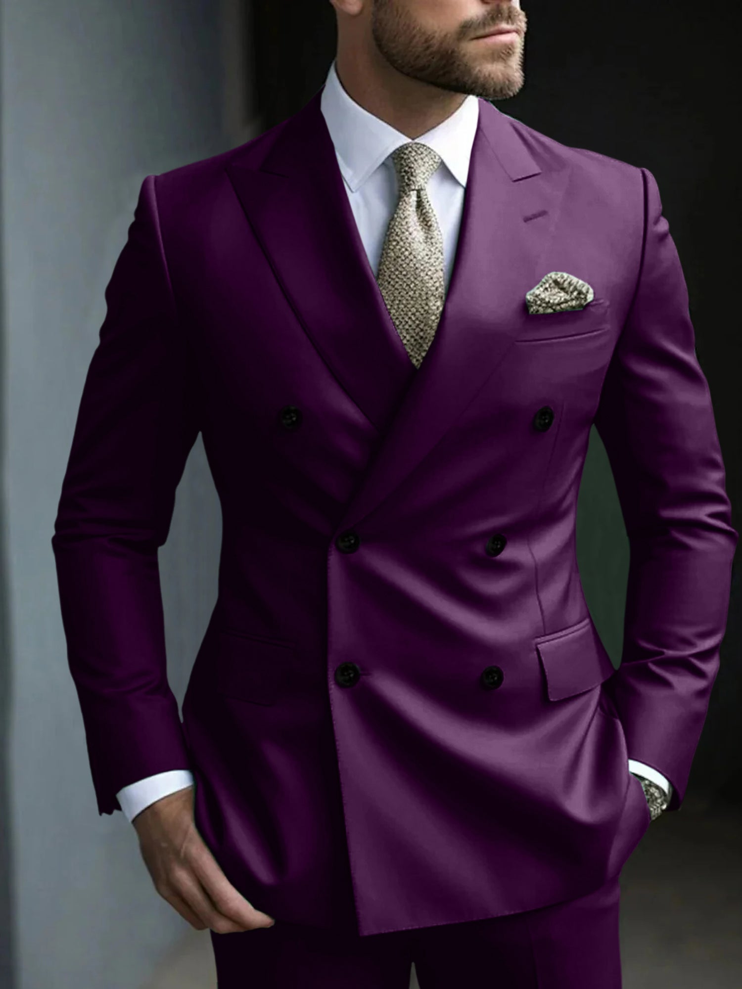 FORMAL TWO-PIECE SUIT SET FOR MEN