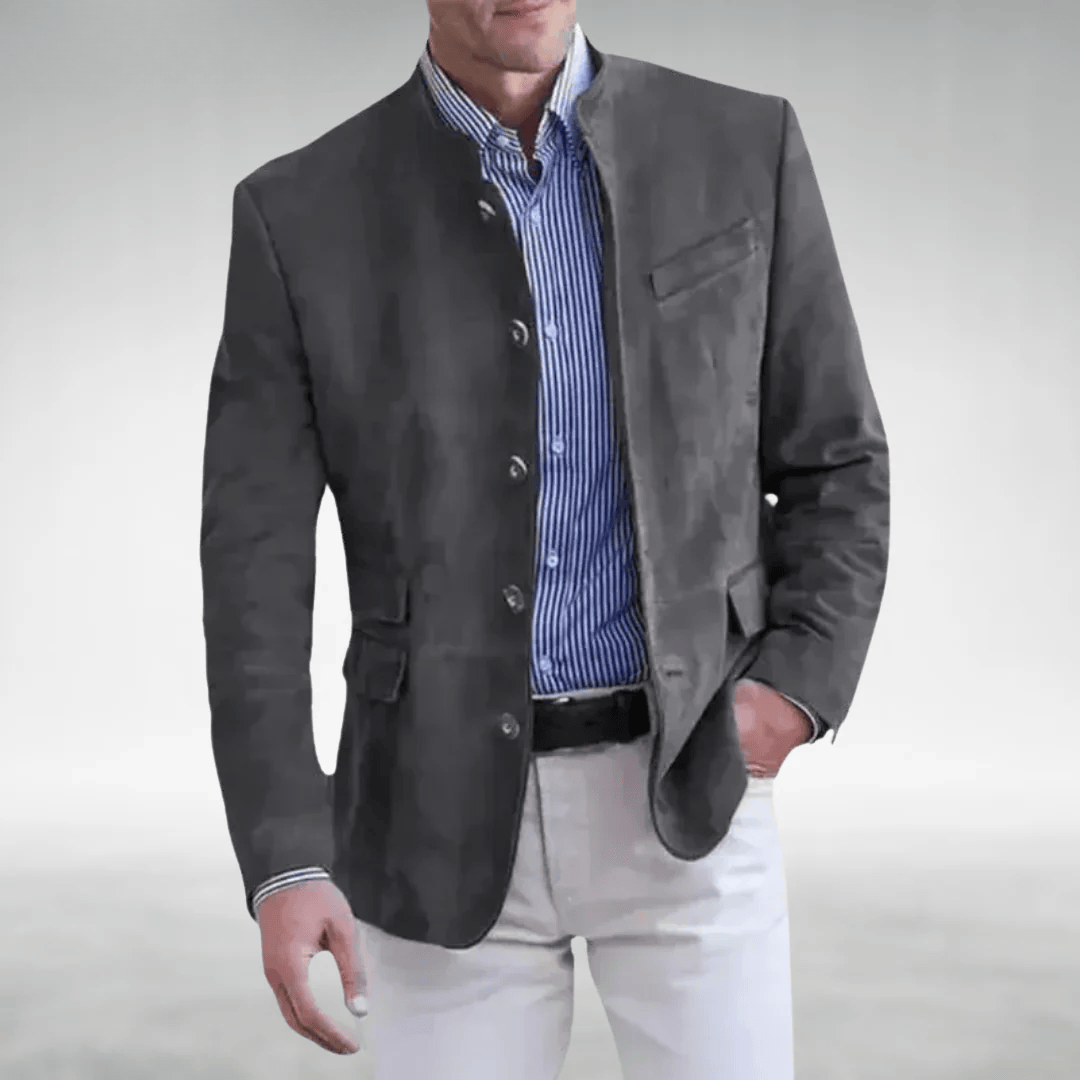 VEGAN SUEDE FIELD JACKET FOR MEN