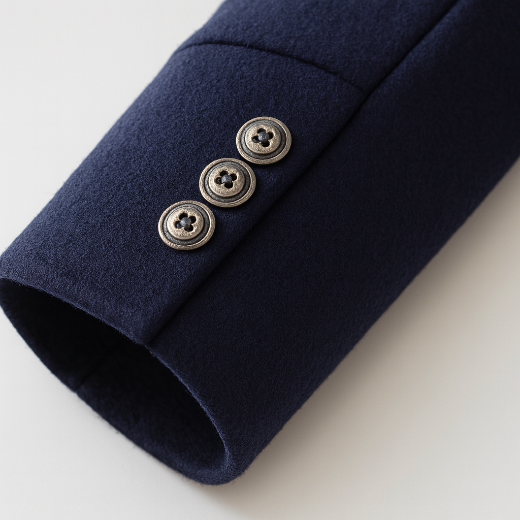 STAND COLLAR OVERCOAT FOR MEN