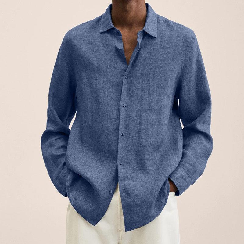 LINEN LONG SLEEVE SHIRT FOR MEN