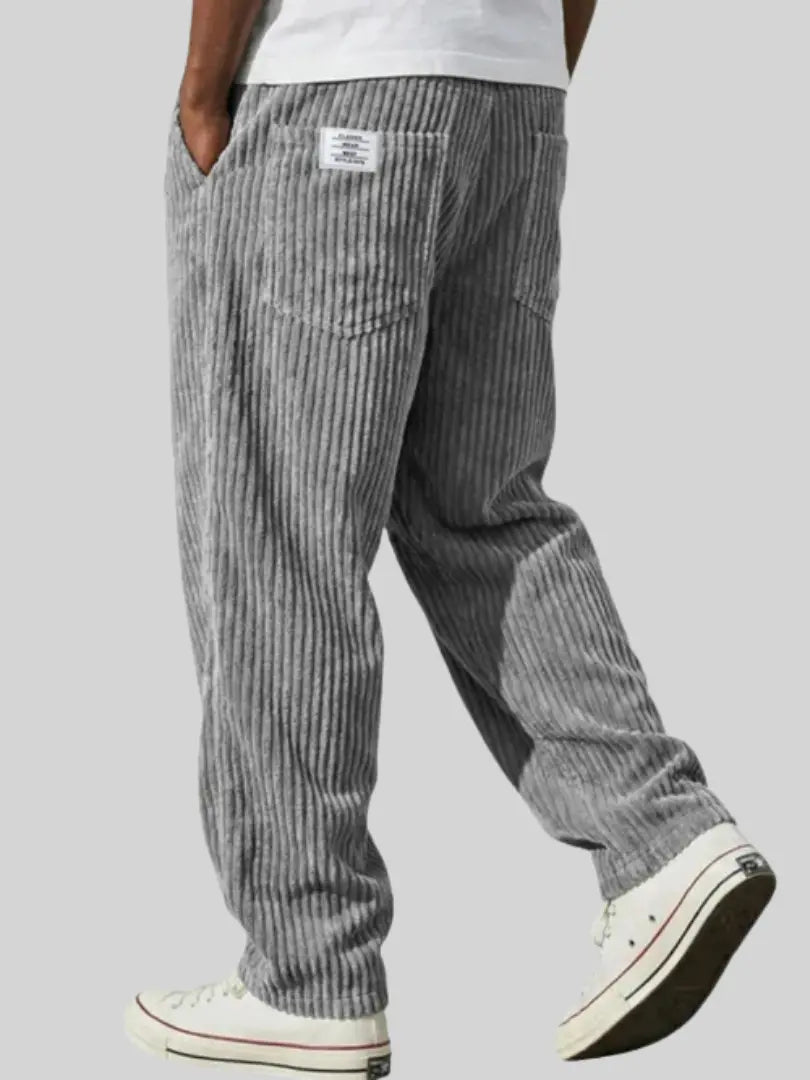 RELAXED CORDUROY TROUSERS FOR MEN