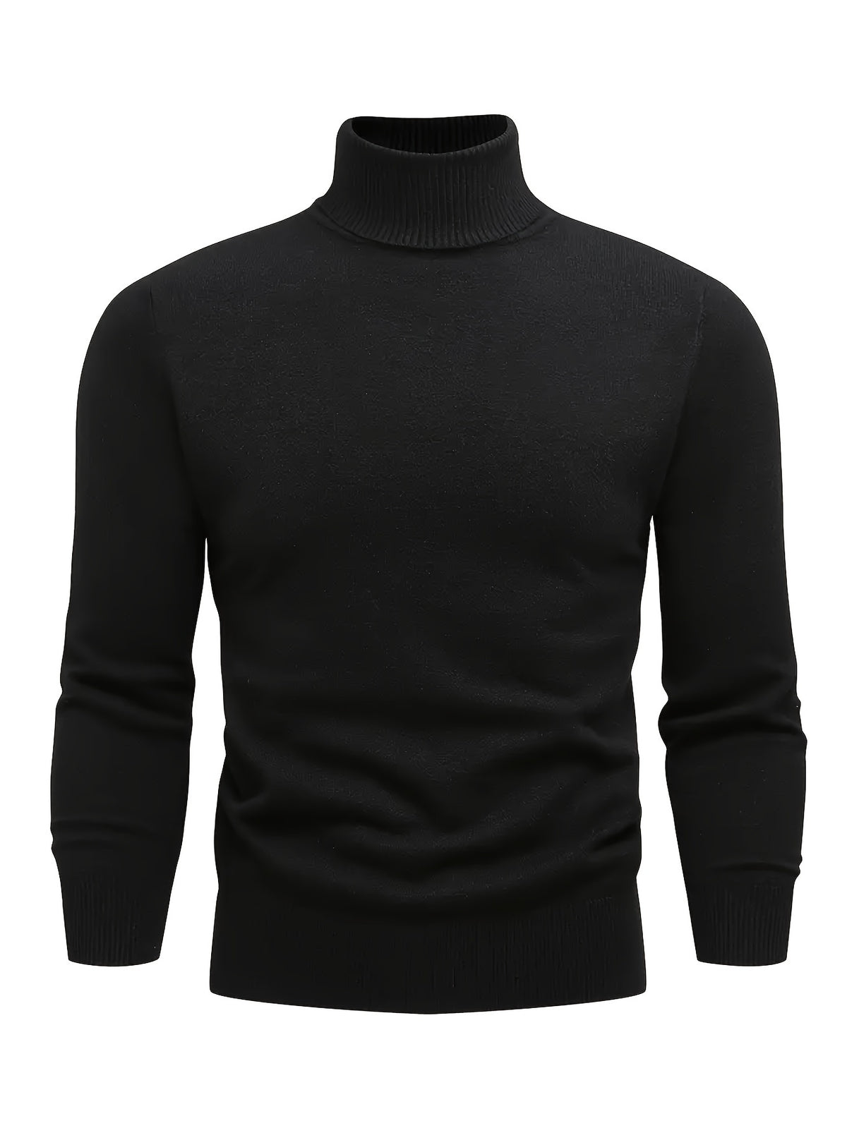 HIGH NECK KNIT PULLOVER FOR MEN