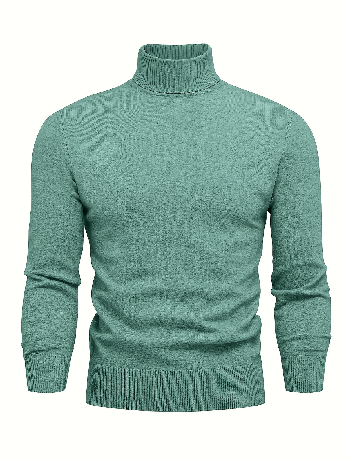 HIGH NECK KNIT PULLOVER FOR MEN