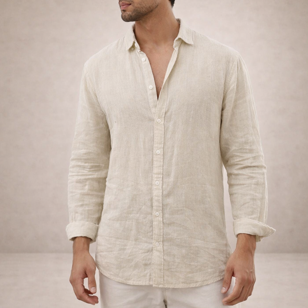 OPEN COLLAR SHIRT FOR MEN