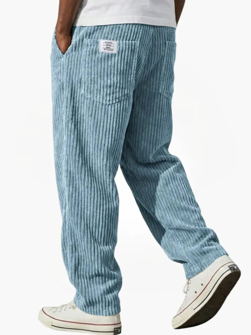 RELAXED CORDUROY TROUSERS FOR MEN