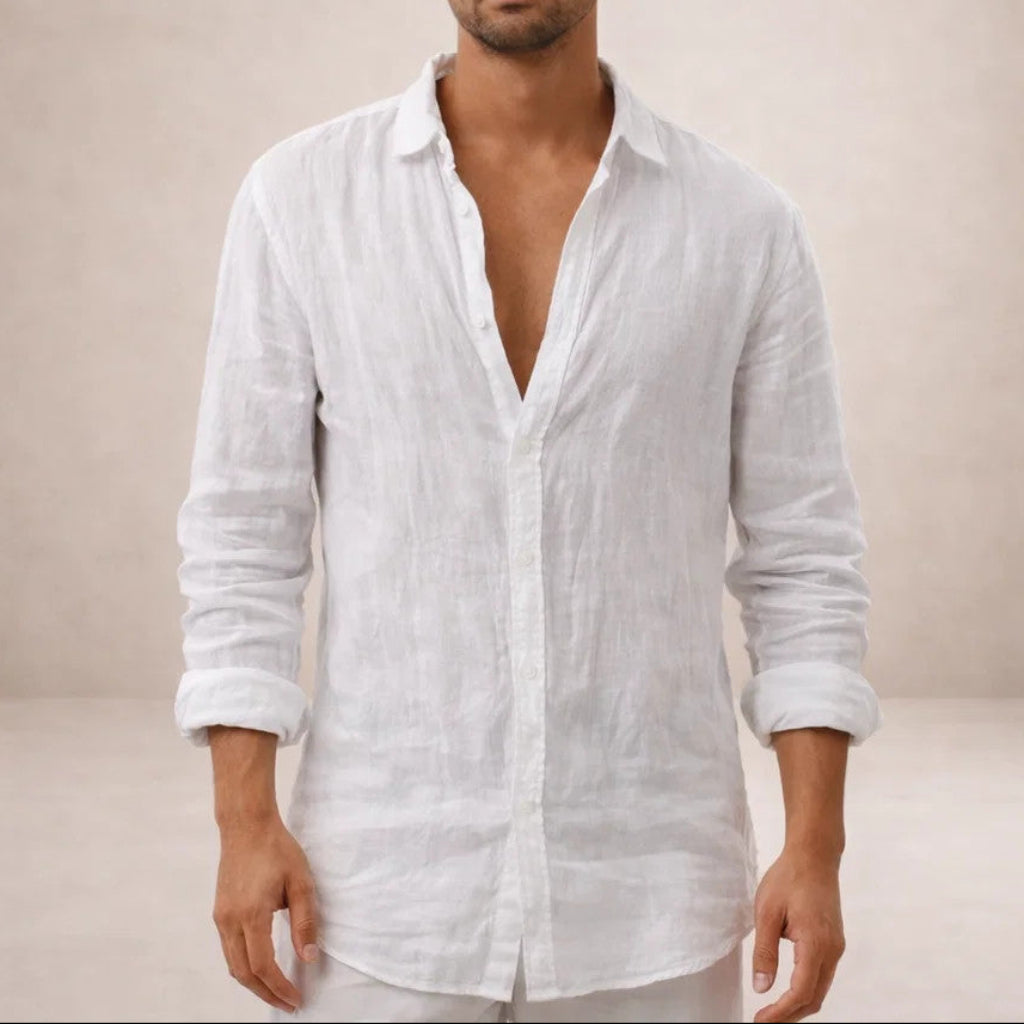 OPEN COLLAR SHIRT FOR MEN