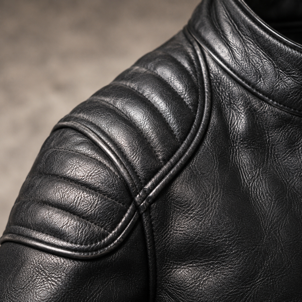 MOTO STYLE ZIP JACKET FOR MEN