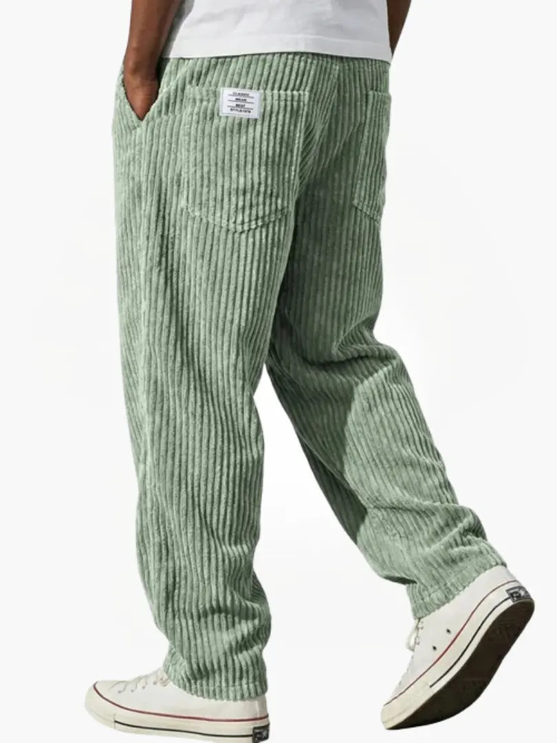 RELAXED CORDUROY TROUSERS FOR MEN