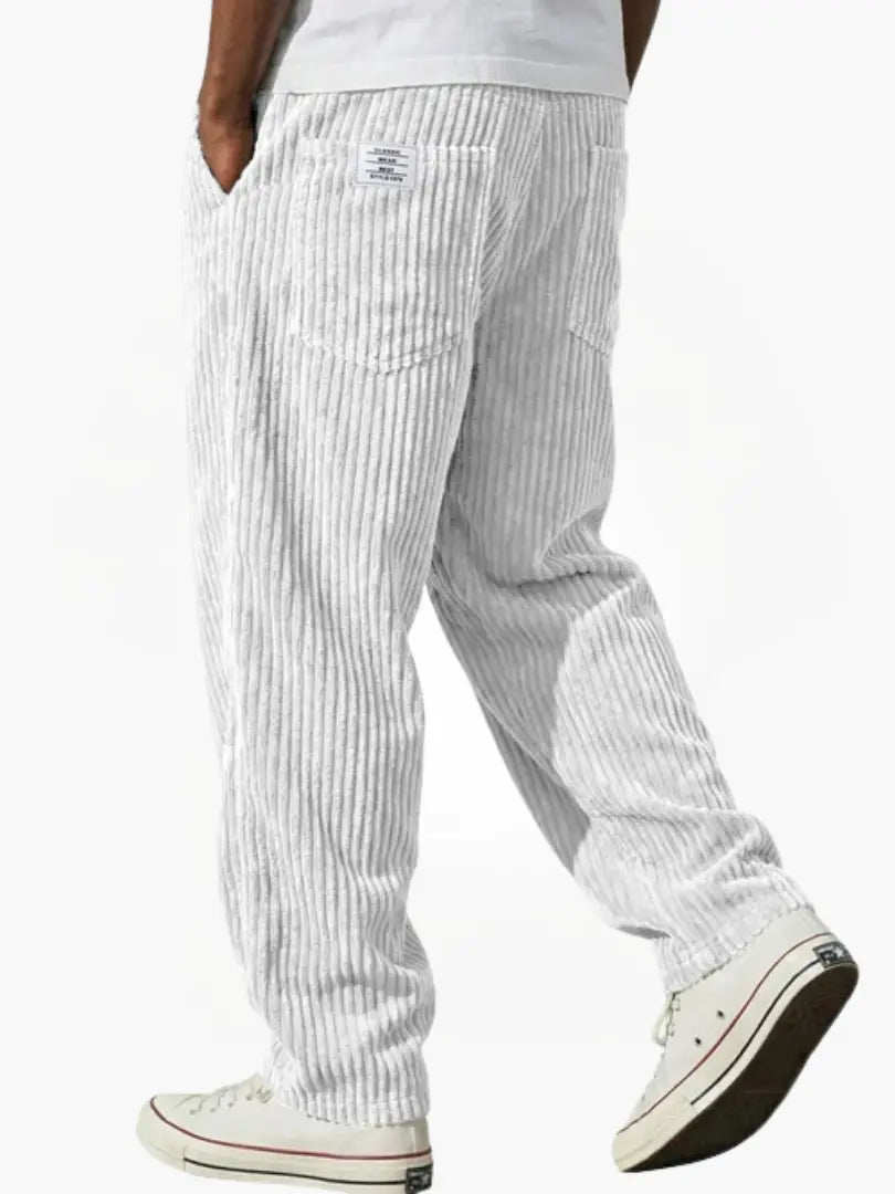 RELAXED CORDUROY TROUSERS FOR MEN