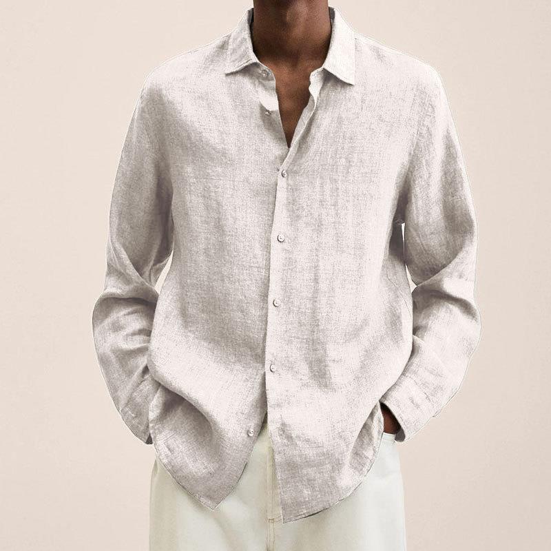 LINEN LONG SLEEVE SHIRT FOR MEN
