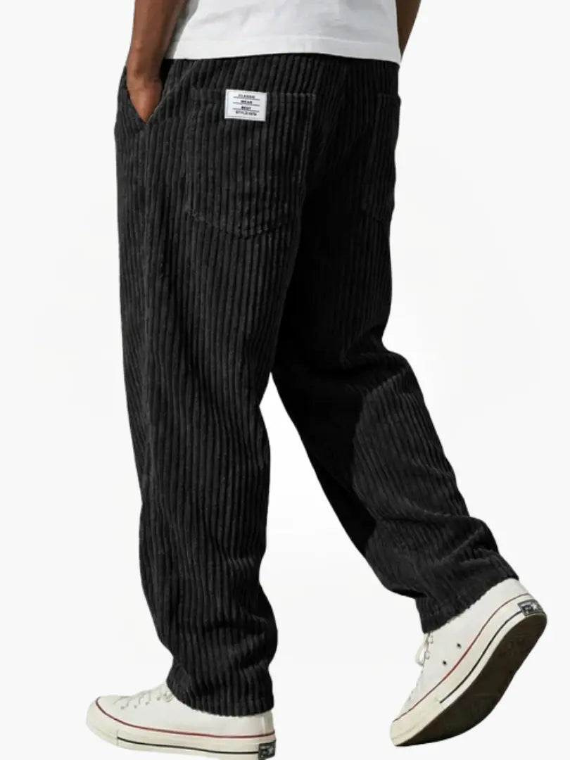 RELAXED CORDUROY TROUSERS FOR MEN