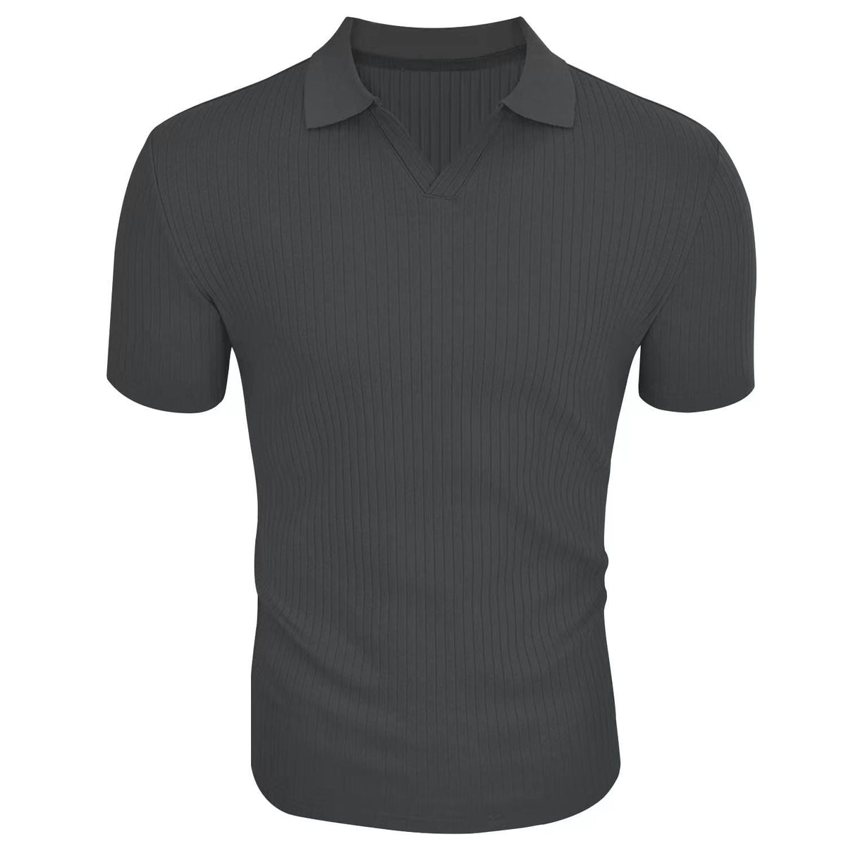 SLIM TEXTURED POLO SHIRT FOR MEN