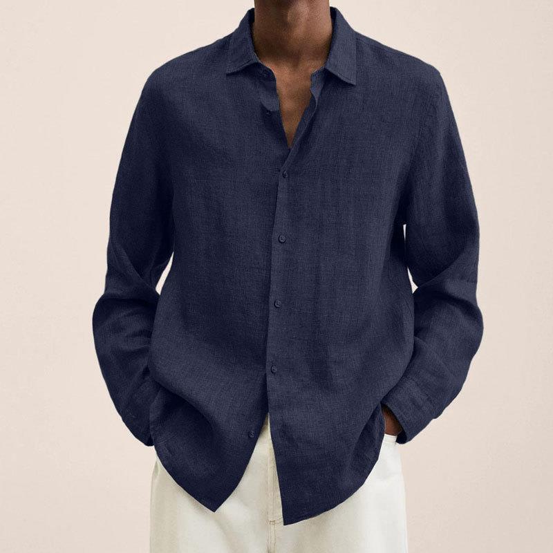 LINEN LONG SLEEVE SHIRT FOR MEN