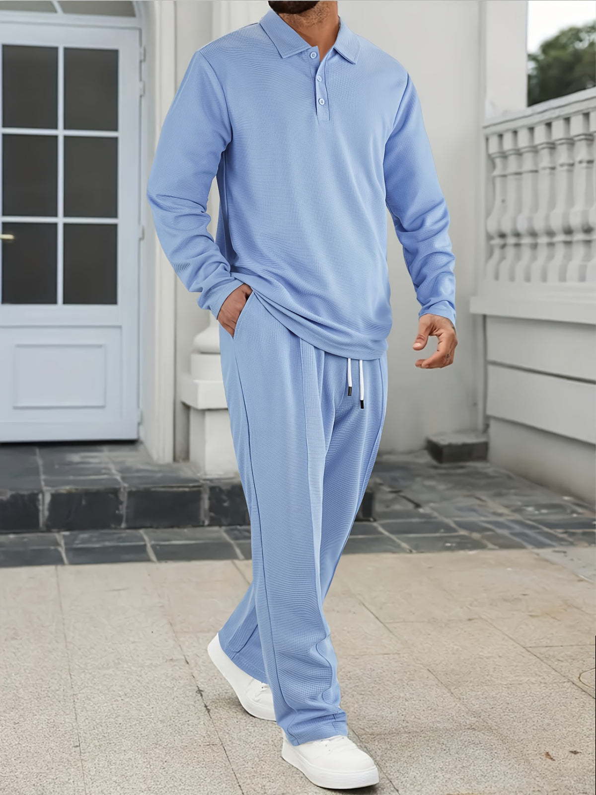 KNIT TWO PIECE SET FOR MEN