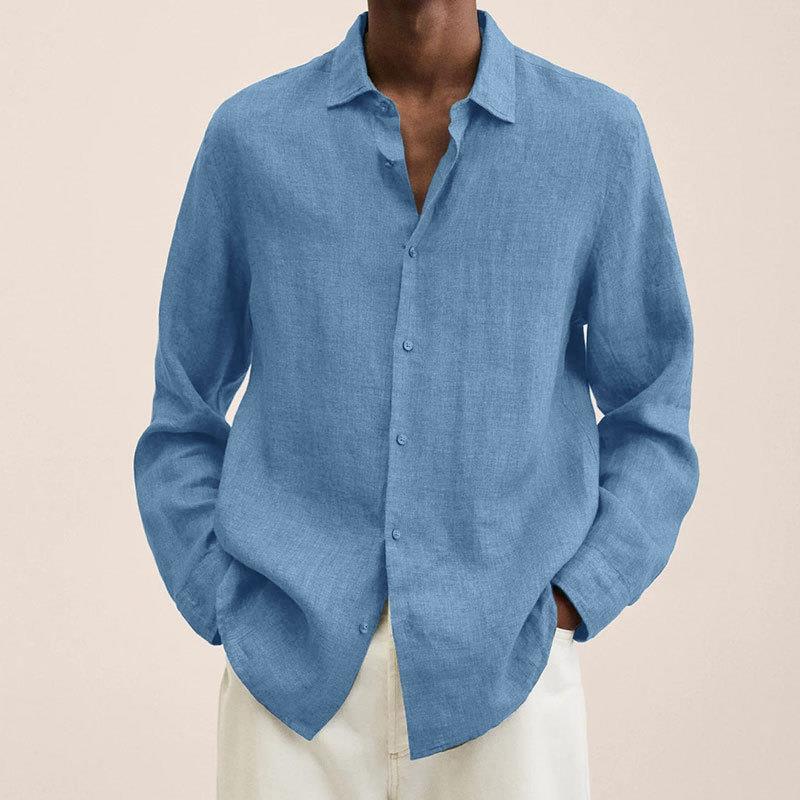 LINEN LONG SLEEVE SHIRT FOR MEN