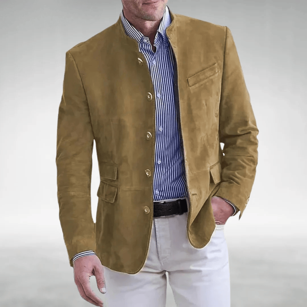 VEGAN SUEDE FIELD JACKET FOR MEN