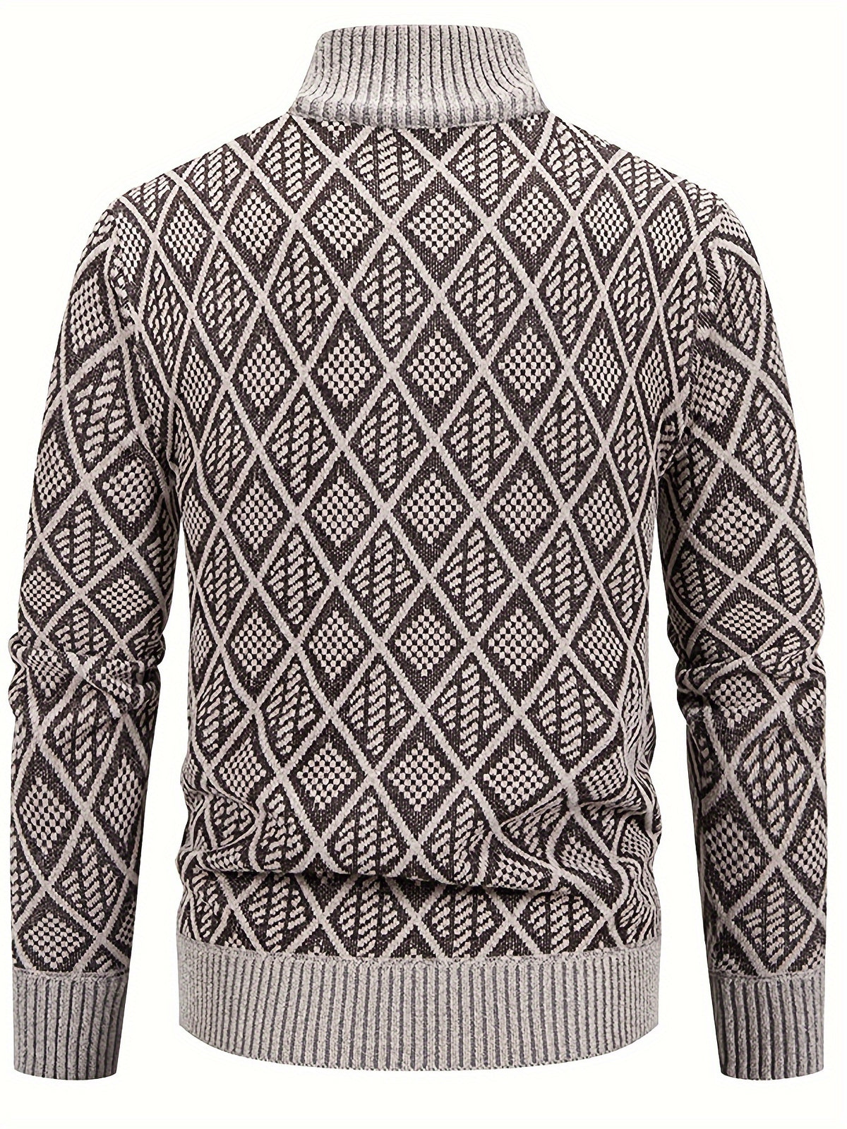 GEOMETRIC KNIT JACKET FOR MEN