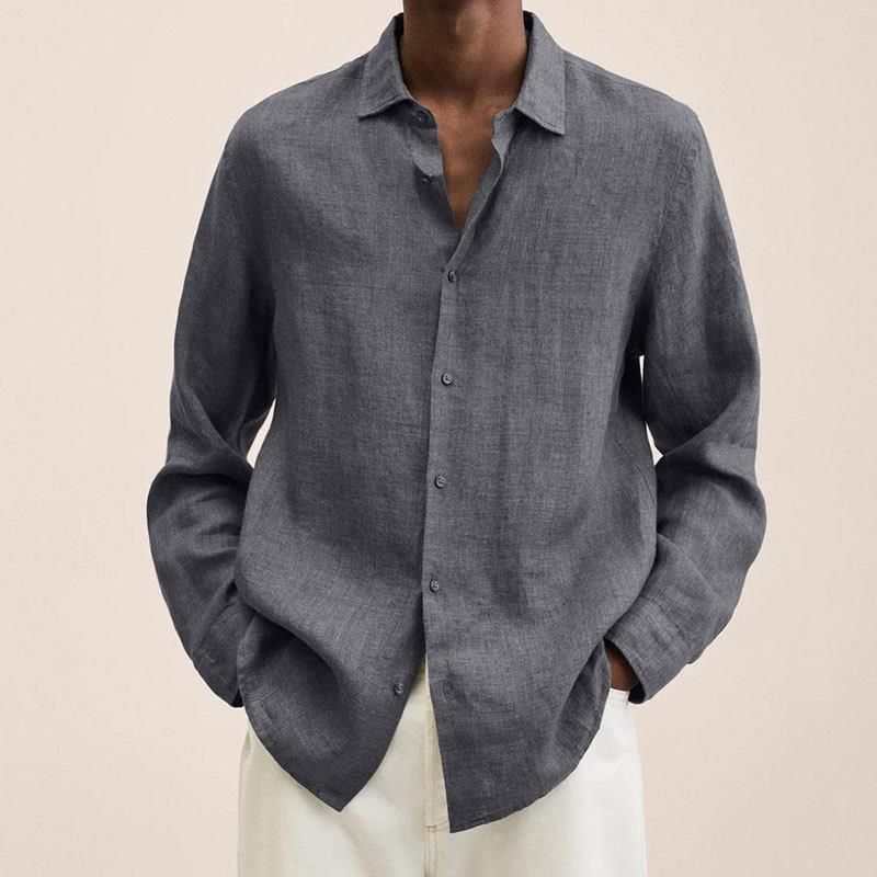 LINEN LONG SLEEVE SHIRT FOR MEN