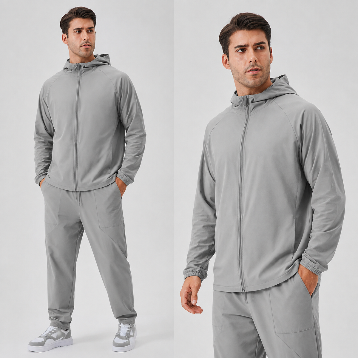 HOODED ZIP SET FOR MEN