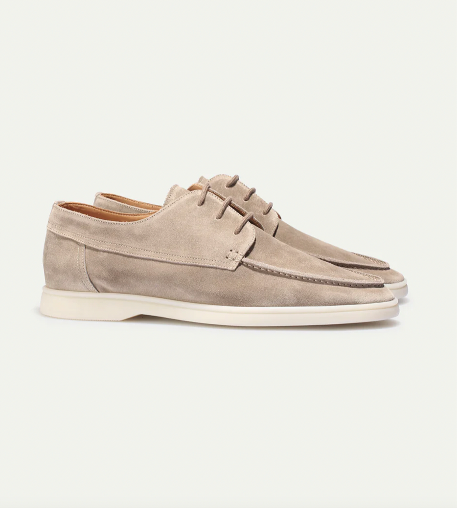 LEATHER SLIP-ON LOAFERS FOR MEN