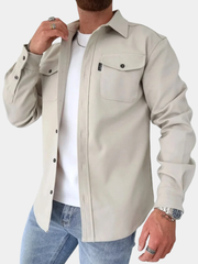 MODERN BUTTON SHIRT JACKET FOR MEN