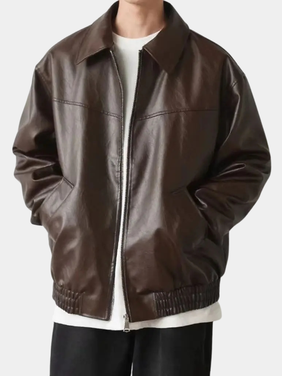 RELAXED ZIP JACKET FOR MEN