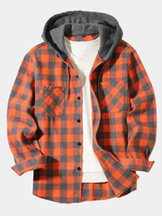PLAID LINED JACKET FOR MEN