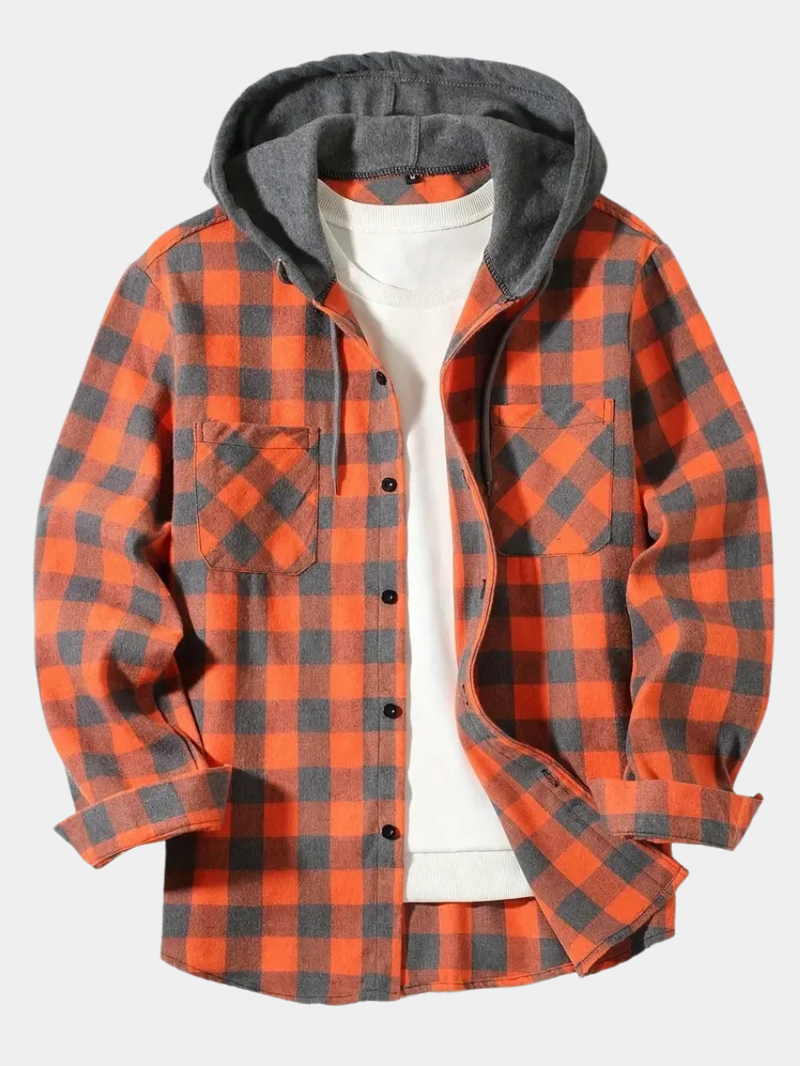 PLAID LINED JACKET FOR MEN