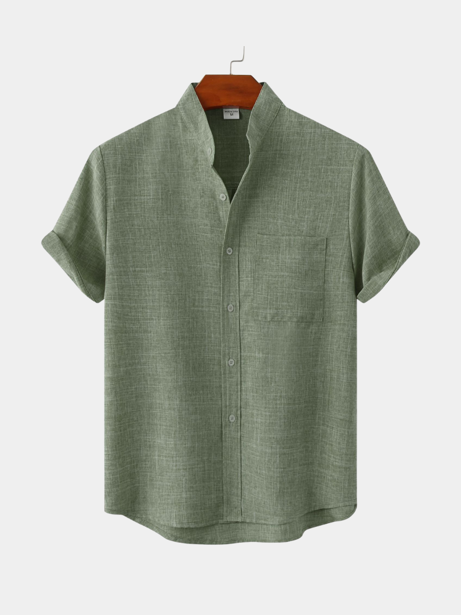 MUSCLE FIT SHORT SLEEVE SHIRT FOR MEN