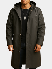 LONG RAIN JACKET FOR MEN