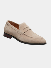 SUEDE EFFECT PENNY LOAFERS FOR MEN
