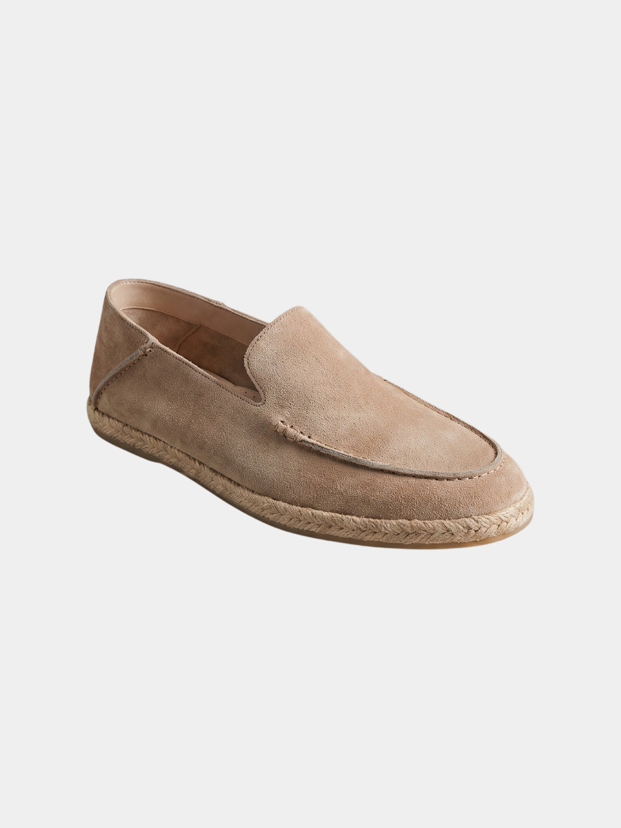 SUEDE ESPADRILLE LOAFERS FOR MEN