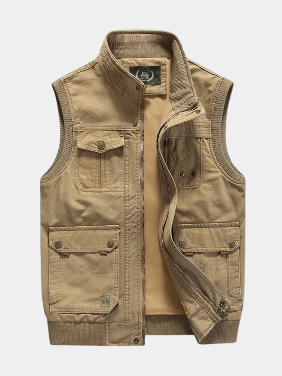 SLEEVELESS OUTDOOR VEST FOR MEN