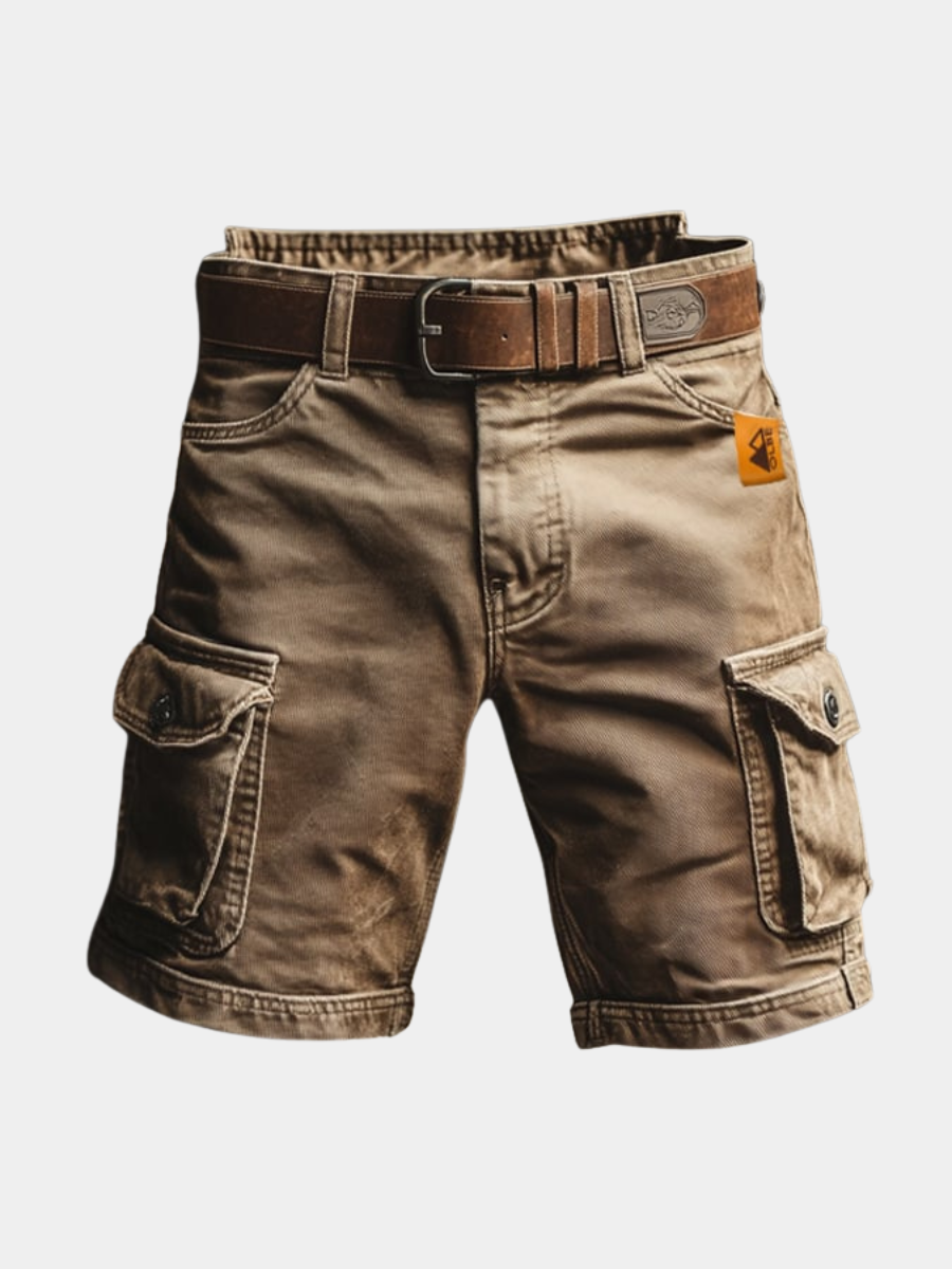 STRETCH CARGO SHORTS FOR MEN