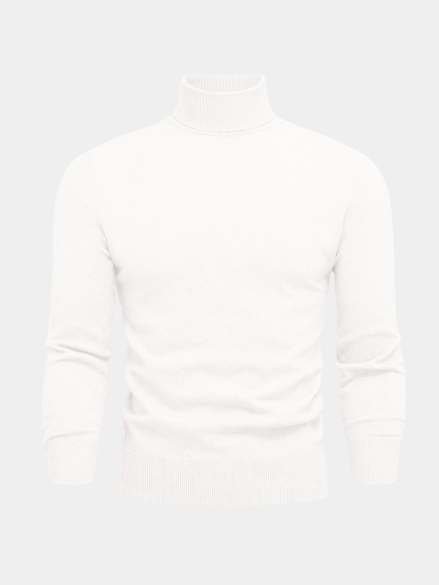 HIGH NECK KNIT PULLOVER FOR MEN