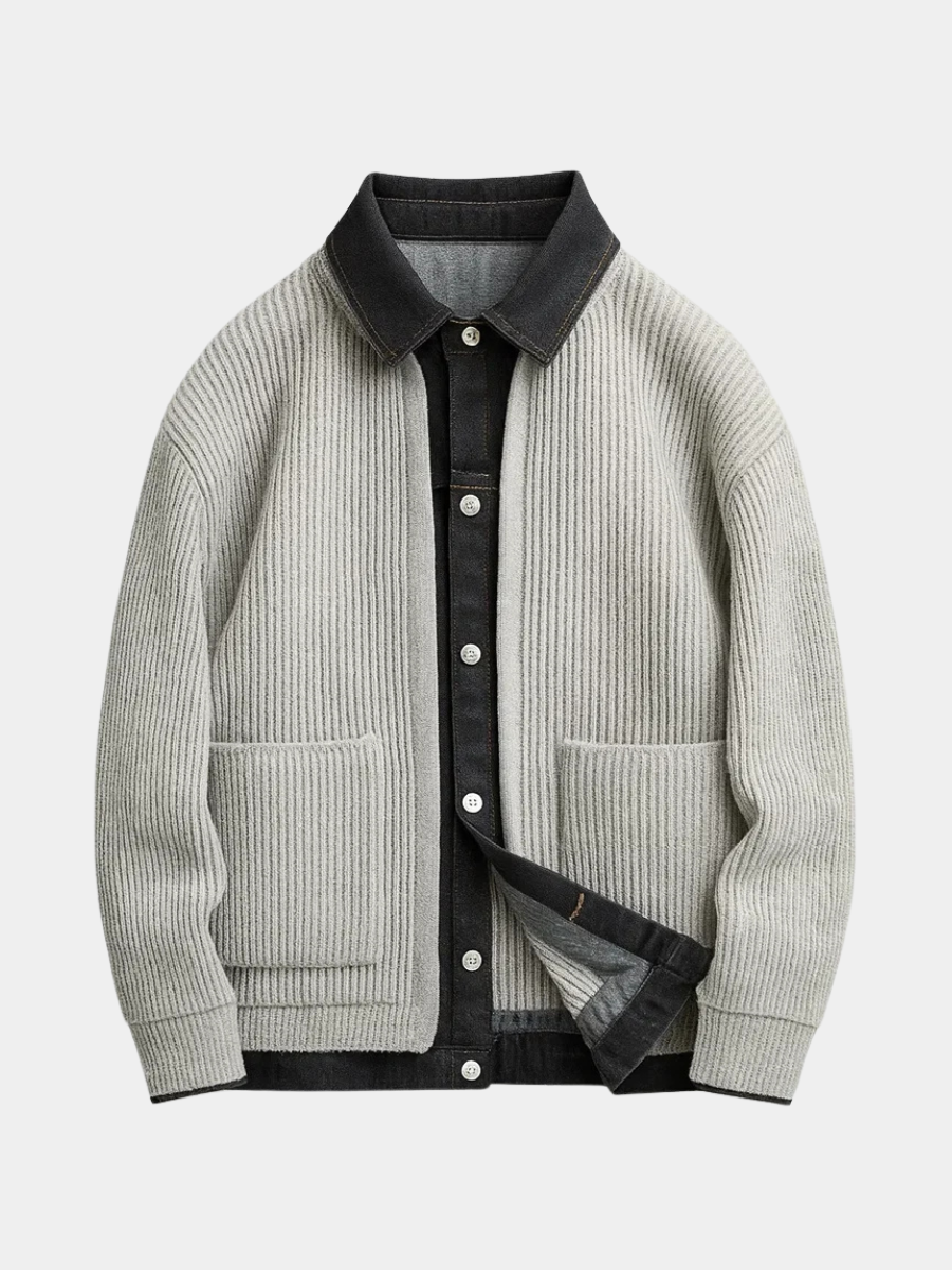 VINTAGE BUTTON CARDIGAN JACKET FOR MEN