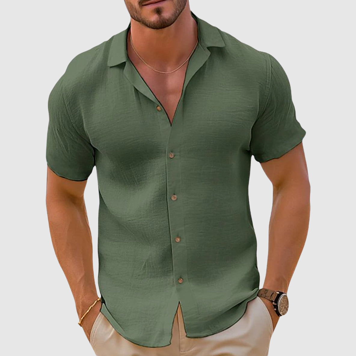 LOOSE FIT SUMMER SHIRT FOR MEN